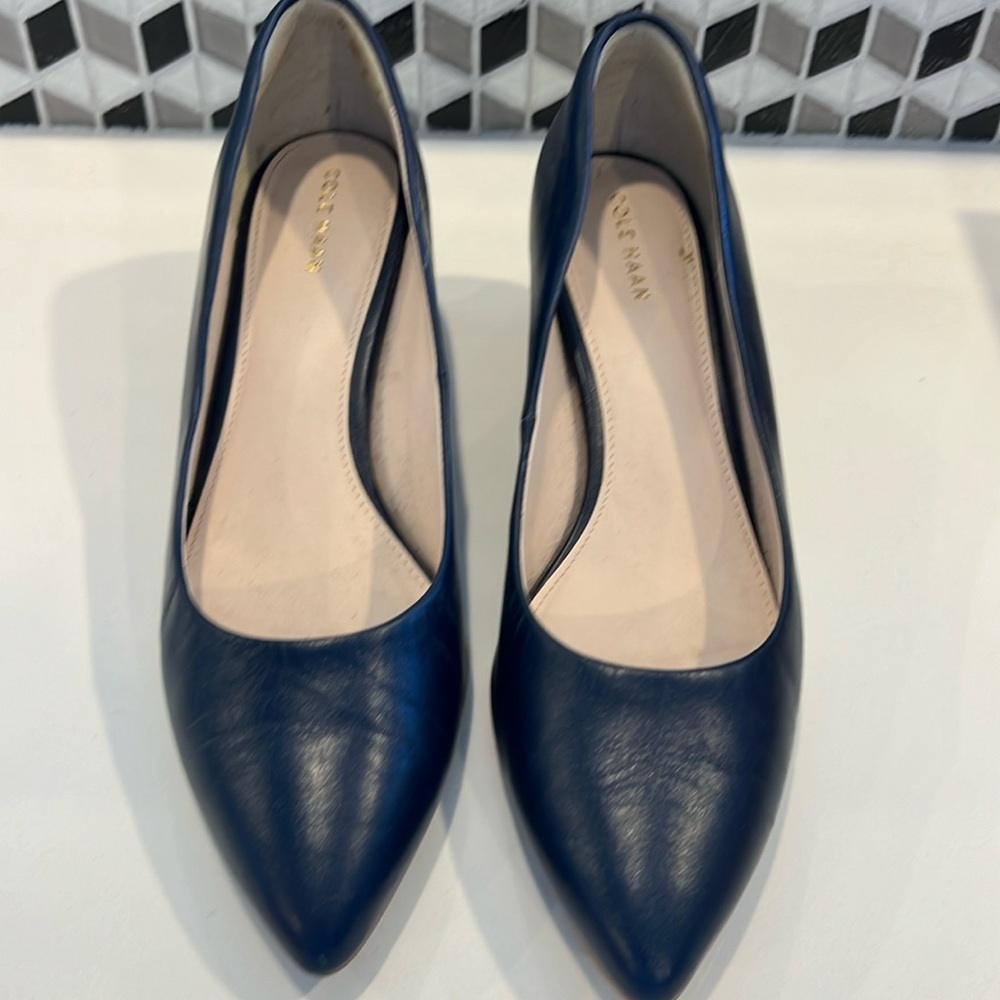 Cole Haan Navy Heels